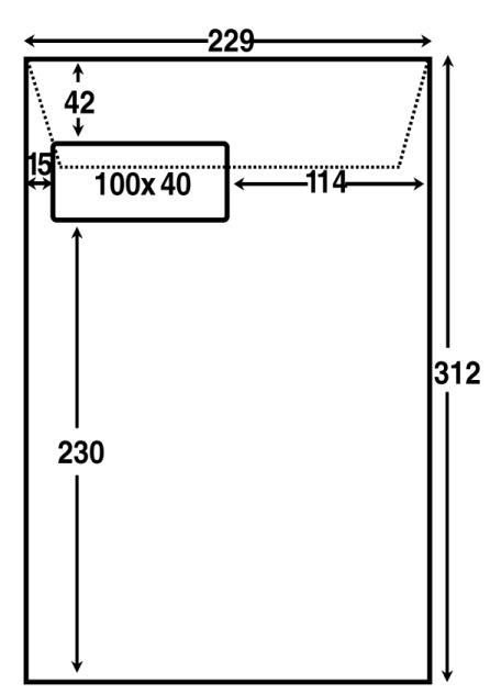 9403578 Lyche Konvolutt 3179 Konvolutt SOBER EC4 pose SKD 229x312 mm Trykk 3+0 1000 stk